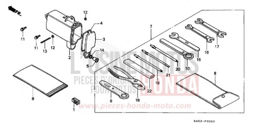 OUTILS CRM125RR de 1994